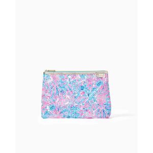 Lilly Pulitzer Celestial Blue Limited Edition Clear Pouch NIB